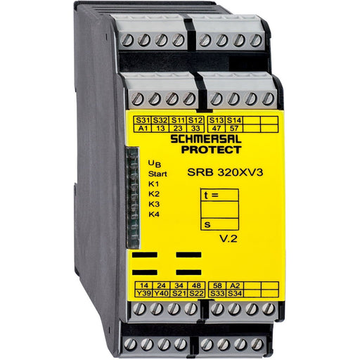 Schmersal - Gerät zur Überwachung von sicherheitsgerichteten Stromkreisen Überwachungsschaltgerät SRB320XV3 / V.2 f.Not-Halt