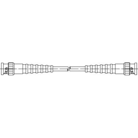 Telegärtner - Konfektioniertes Koaxkabel BNC HF-Kabel 75-5,0m 100010348 75 Ohm RG59B/U