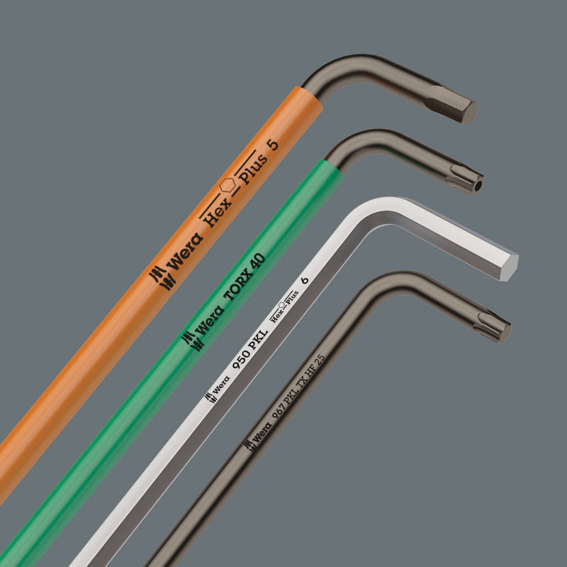 Wera - Werkzeugset Winkelschlüsselsatz 3950/9Hex-Plus