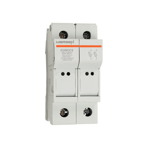 Mersen - Halter für zylindrische Sicherung Sicherungshalter Class CUSCC2 CC AC600V 32A 2-p − 6 Stück