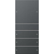 Gira - Bussystem-Tastwippe Wippenset 4fach 218428 anthrazit