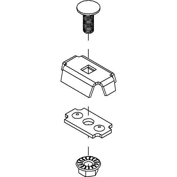 Niedax - Verbinder für Kabeltragsystem Universal-Verbinder GRV 6 F − 1 Stück