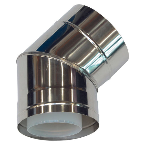 Vaillant - Konzentrisches Abgas/Zuluft Formstück 1 Anschluss Bogen 45 Grad 110/160mm 0020106405 f. Fassadenverlegung
