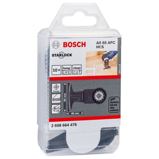 Bosch - Blatt für Oszillierer HCS Tauchsägeblatt AII 65 2608664476 APC Wood 40 x 65 mm