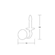 Brumberg Leuchten - Decken-/Wandleuchte Wandleuchte 50801050 E14 gold 1x40W max