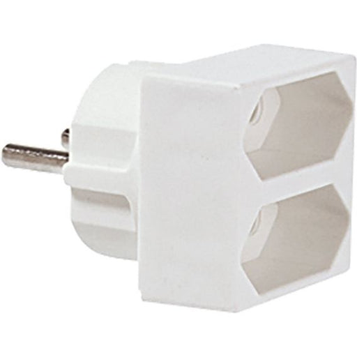 Bachmann - Steckeradapter Euro-Zweifachstecker 921.271 ws