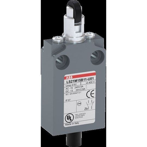 ABB Stotz S&J - Einzelpositionsschalter Kompakt-Pos.schalter LS21M15B11-U01 Metall-Gehäuse IP67