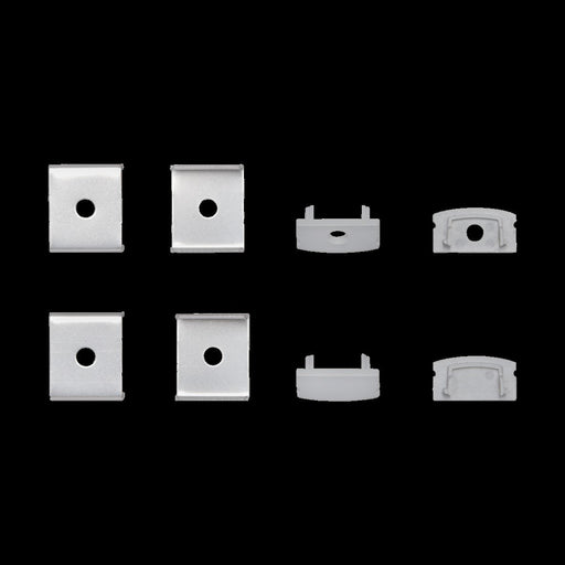 Nobile - Zubehör/Ersatzteile für Lichtschlauch/-band Ersatzkit für Alu U-Profil 5011146807 grau − 1 Stück