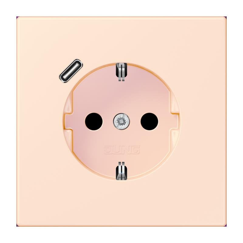 Jung - Steckdose SCHUKO Steckdose LC 1520-18C 226 orange pale (32082)