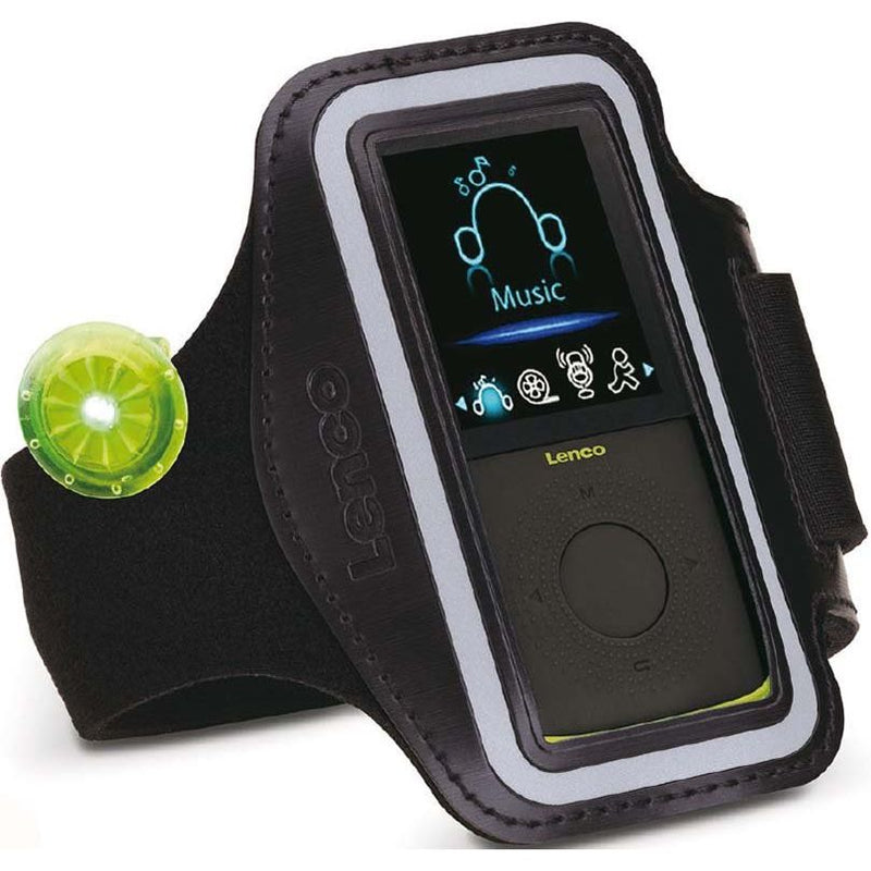 LENCO - MP3-Player portable MP4-Player m.Schrittzähler Podo-153 lime 4GB