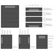 Enoc - Dach-/Bodenelement (Gehäuse/Schaltschrank) Dach-Modulblech-Blind TP 82 X1-S 800 mm