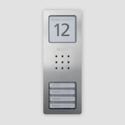 Siedle&Söhne - Türstation für Türkommunikation Audio-Türstation CA 812-4 E Edelstahl gebürstet