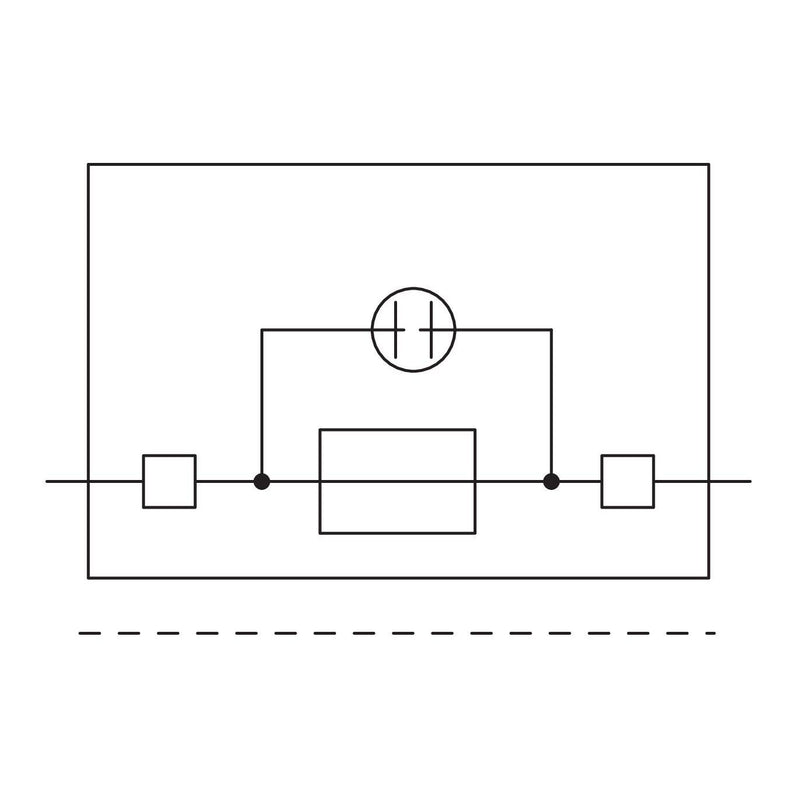 WAGO - Bauelementestecker Sicherungsstecker 281-512/281-417 mit Leuchtanzeige − 50 Stück