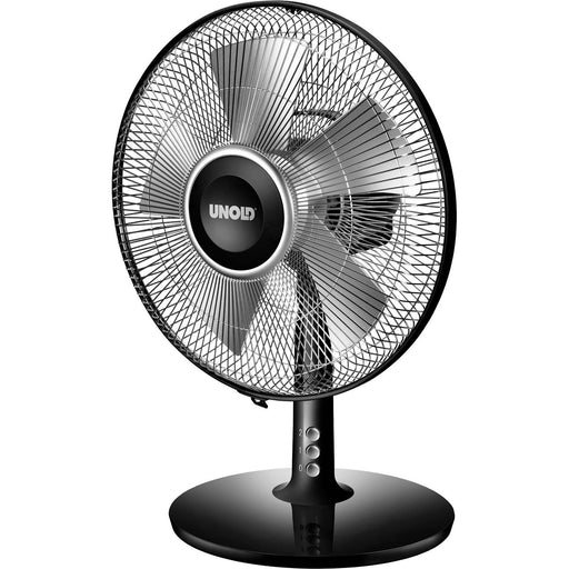 Unold - Umluftventilator Tischventilator 86817 sw Silverline 25cm