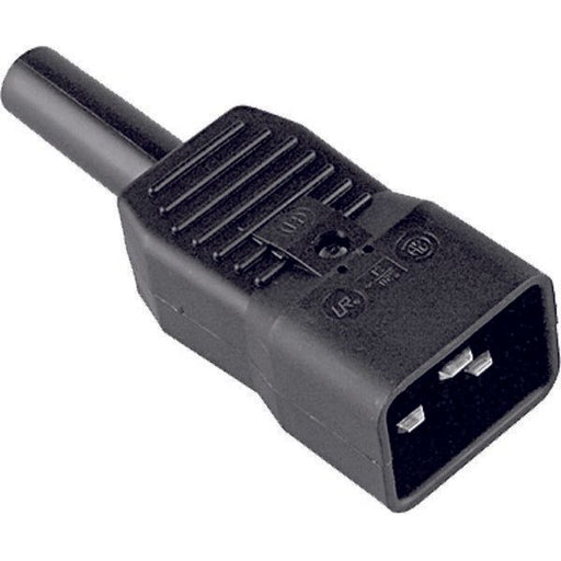 Bachmann - Geräteanschlussdose Kaltgerätestecker C20 sw 915.175 16A/250VAC,65 Grad
