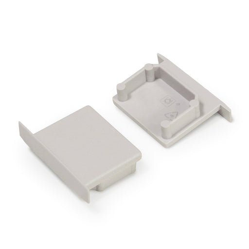 Feilo Sylvania - Mechanisches Zubehör/Ersatzteile für Leuchten Endkappen (VE2) End caps Re #0022635 silber