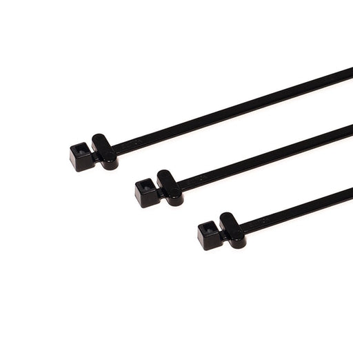 HellermannTyton - Kabelbinder RFID-Kabelbinder T50RFIDCHA-PA66W-BK PA66W, schwarz − 100 Stück