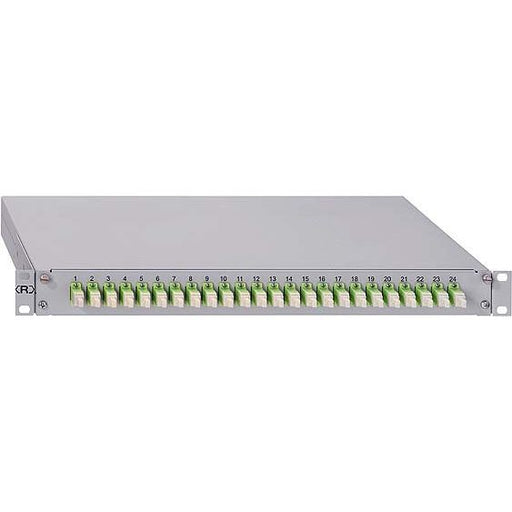 Rutenbeck - Patchpanel LWL Spleissbox gr GradeB 228030224 24xLC-D OM5 grün