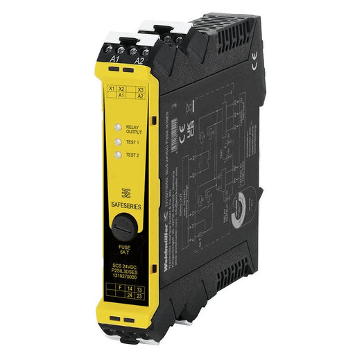 Weidmüller - Gerät zur Überwachung von sicherheitsgerichteten Stromkreisen Sicherheitsrelais SCS 24VDC P2SIL3DSES 24V