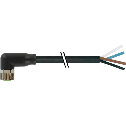 Murrelektronik - Konfektioniertes Sensor-Aktor-Kabel M8 Bu. gew. mit Leitung 7000-08101-6310250 PUR 4x0,25 sw 2,5m