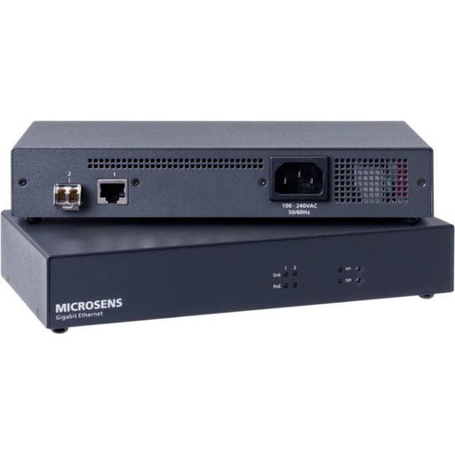 Microsens - Netzwerk Switch Gigabit Ethernet Konverter MS400075H bridged mit PoE/PoE