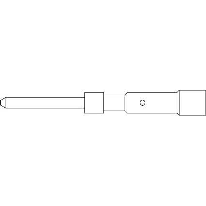 Weidmüller - Kontakt für Industriesteckverbinder SAI Leitung SAI-M23-KSC-0.14/1.0 − 50 Stück