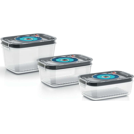 Bosch SDA - Zubehör/Ersatzteile für Kleingeräte Vakuum Frischhaltedosen MSZV0FC3 3 Boxen,f.Vaccum Sys