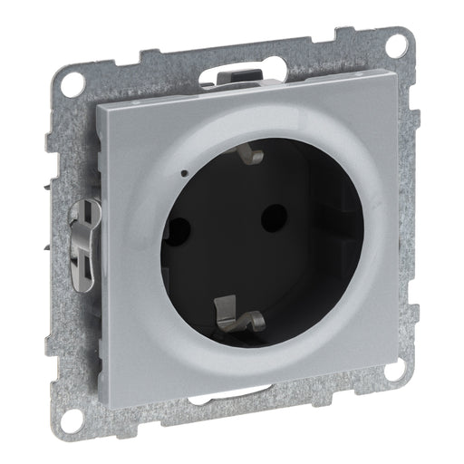 Legrand - Steckdose Schutzko-Steckdose Legrand 765740 Aluminium