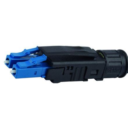 Telegärtner - LWL-Steckverbinder LC Duplex Stecker EasyGrip 100007115 E50/125 OM3