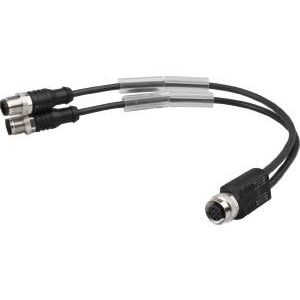 Ipf Electronic - Passiver Sensor-/Aktor-Verteiler (mit Leitung) Verteiler, 2x M12 Stecker VK000049 3polig M12 Dose