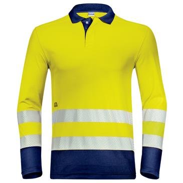 Uvex - Poloshirt Langarm 8827811 7474/warngelb L