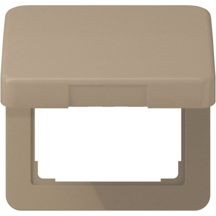 Jung - Abdeckrahmen Klappdeckel gold brz CD 590 KL GB m.Abdeckung 50x50mm