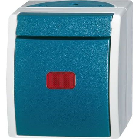 Busch-Jaeger - Installationsschalter Kontrollwechselschalter 2601/6 SKW-53 AP