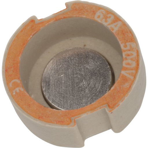 Mersen - D-Ring-Passeinsatz D-Schraub-Paßeinsatz 01658.063000 D III 63A kupfer