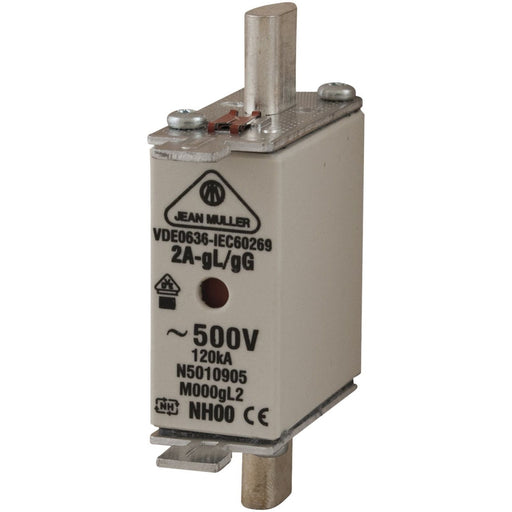 Müller - Messersicherung NH-Sicherungseinsatz N5014305 gG 500V100AM000gL100 − 3 Stück