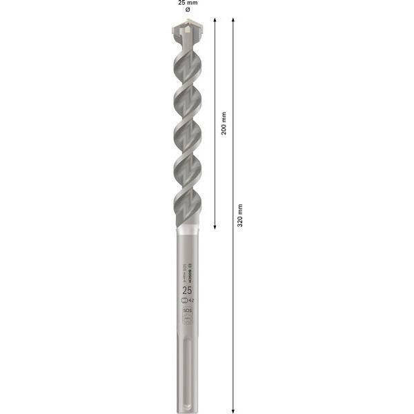 Bosch - Bohrer PRO SDS max-4 2608685868 Hammerbohrer 25 x