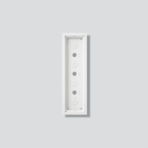 Siedle&Söhne - Montageelement für Türstation Gehäuse-Aufputz GA 612-4/1-01 W Weiß