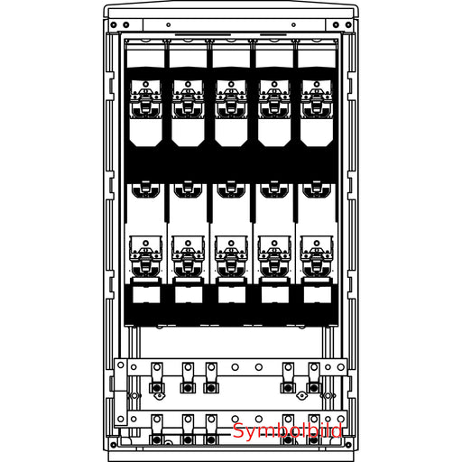 Elsta Mosdorfer - Kabelverteilerschrank LS80S.34 mit Sammelschienen