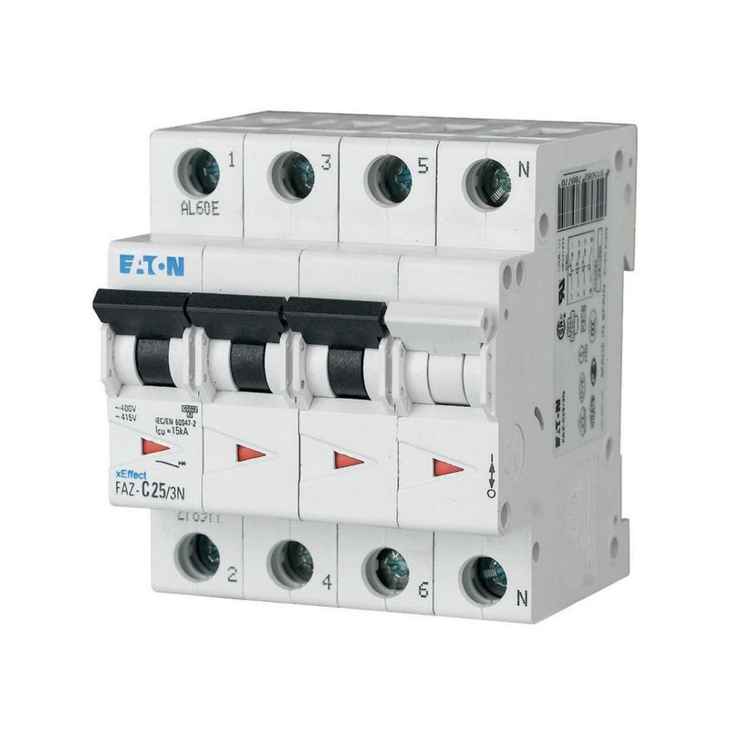 Eaton - Leitungsschutzschalter FAZ-C25/3N C 25A, 3p+N