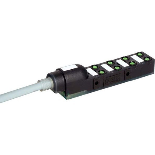 Murrelektronik - Passiver Sensor-/Aktor-Verteiler (mit Leitung) Verteiler Exact8 8xM8 8000-88010-3590500 3-pol. Ltg.fest 5.0m