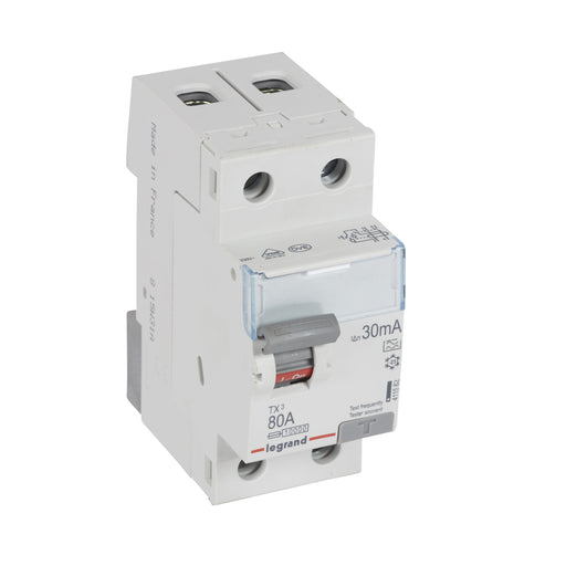 Legrand - Fehlerstrom-Schutzschalter Fehlerstromschutzschalter Legrand 411562 80A,2pol,30mA,230VAC