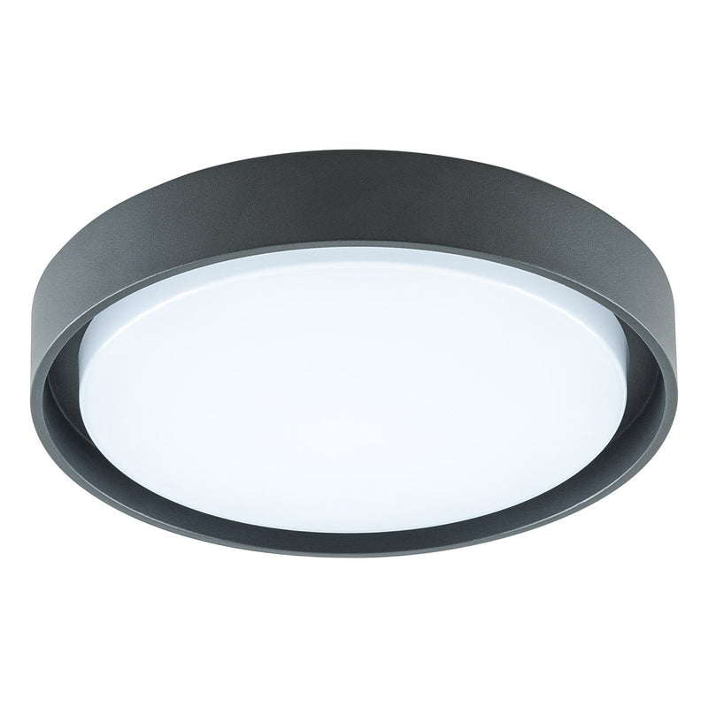 EVN Lichttechnik - Decken-/Wandleuchte LED-Anbauleuchte DAR54141502 3000K IP54 anth