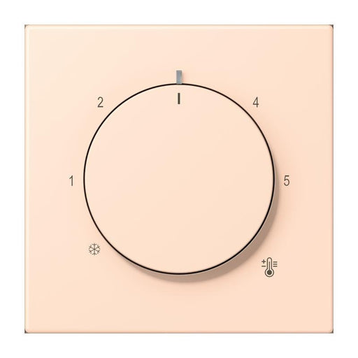 Jung - Abdeckung/Bedienelement für Installationsschalterprogramme Abdeckung für Thermostat LC 1749 BF 228 rose pale (32091)