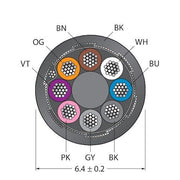 Turck - Konfektioniertes Sensor - Aktor - Kabel Aktuator - u. Sensorleitung CABLE8X0.25 #6627977 PVC