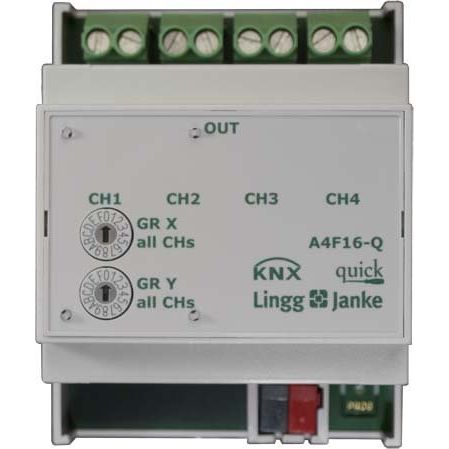 Lingg&Janke - Bussystem-Schaltaktor Schaltaktor 6-fach A6F16-Q 16A A6F16Q KNX-Quick