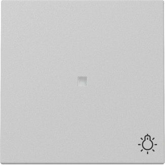 Gira - Abdeckung/Bedienelement für Installationsschalterprogramme Wippe Kontrollf. + Symb. 3674015 Grau m
