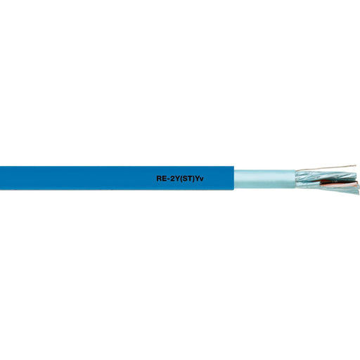 Lapp Kabel&Leitung - Daten- und Kommunikationskabel UNITRONIC RE-2Y(ST)YV PIMF 0032438 2X2X0,5 BU