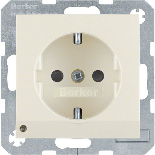 Berker - Steckdose SCHUKO-Steckdose ws/gl 41098982 LED-Orientierungsl