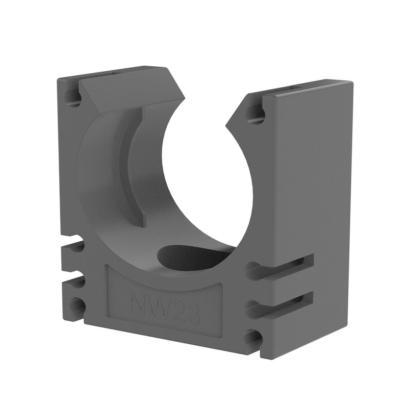 Plica - Rohrschelle Rohrhalter NW23 131102023 schwarz − 50 Stück