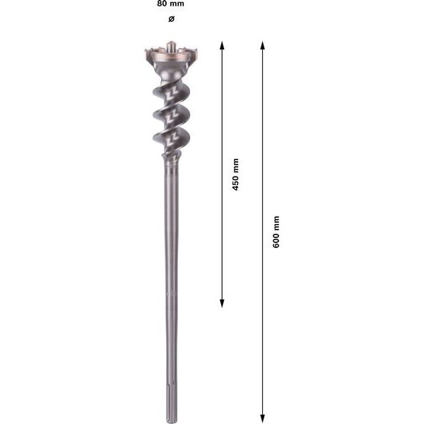 Bosch - Bohrer PRO SDS max-9 Break 1618596461 Through Bohrer 80 x